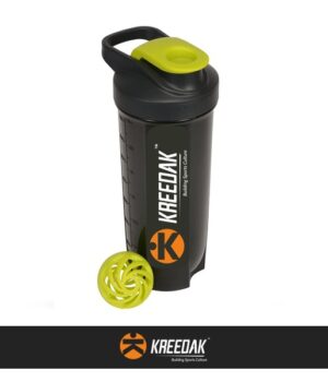 KREEDAK Protein Shaker Bottle for Gym – 100% BPA Free & Leakproof – Perfect Gym Shaker Bottle for Protein Shakes.